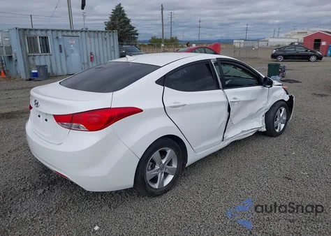 2013 Hyundai Elantra Gls from USA, damaged, VIN 5NPDH4AE8DH255600